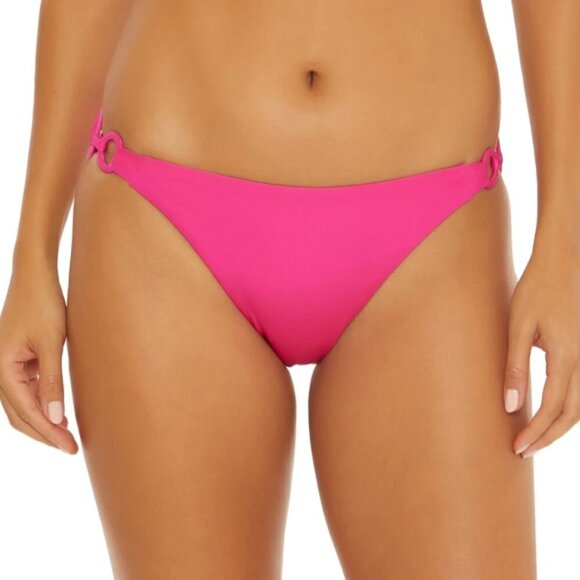 Trina Turk 'Monaco' Ring-Side Hipster Bikini Bottom, Rose Pink - Picture 1 of 3